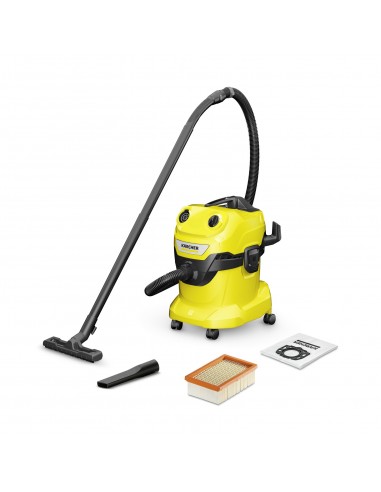 Bidone aspiratutto 20 litri Karcher WD 4 V-20/5/22 Aspira solidi e liquidi in plastica