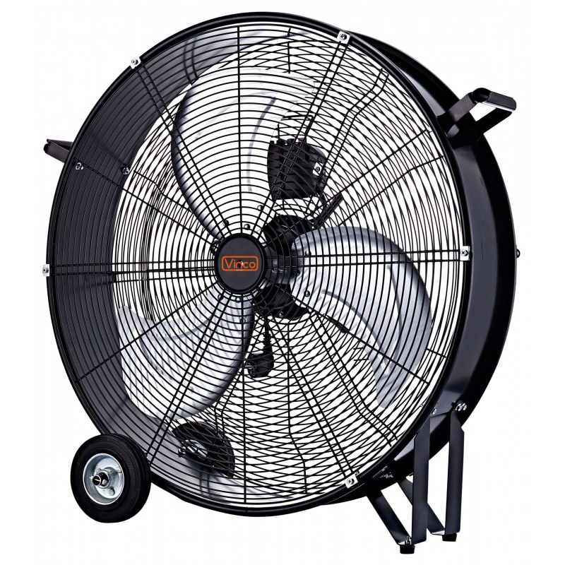 Ventilatore Industriale da Terra Vinco 70625 120W Ø 60 cm 3 Velocità con Ruote e Maniglia