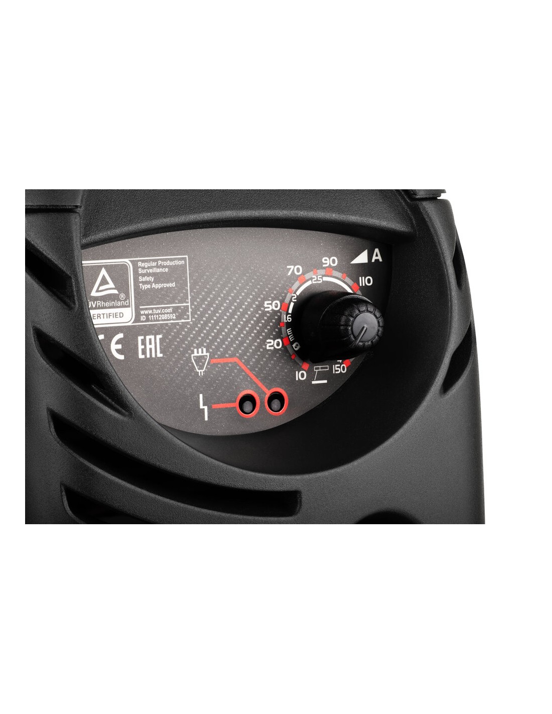Saldatrice inverter Telwin 168 MPGE ad elettrodo MMA in corrente continua DC Potenza 150A Saldatrice inverter Telwin 168 MPGE ad elettrodo MMA in corrente continua DC Potenza 150A