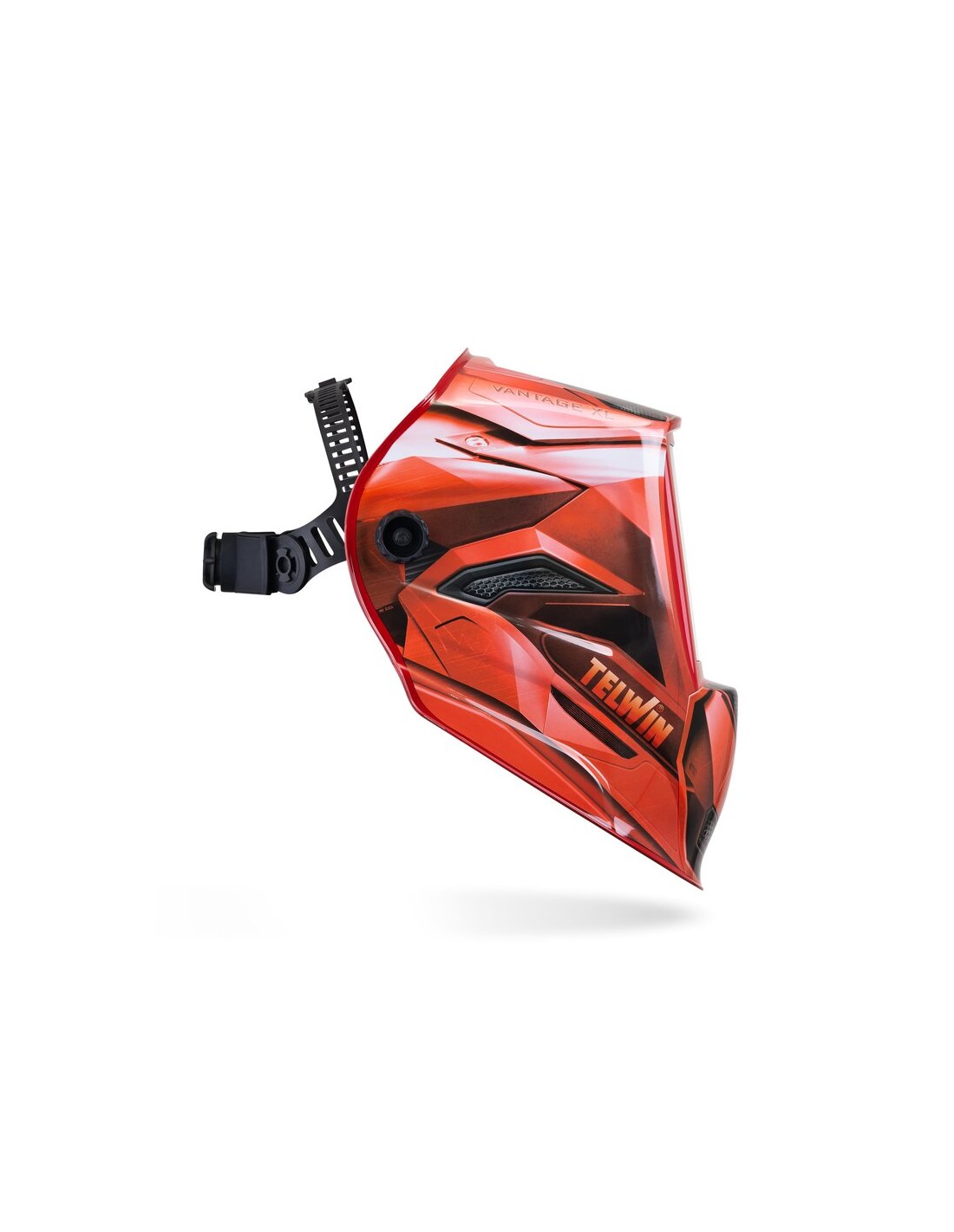 Maschera automatica Telwin Vintage Red XL per saldatura campo visivo ampio MMA-TIG  MIG-MAG Maschera automatica Telwin Vintage Red XL per saldatura campo visivo ampio MMA-TIG  MIG-MAG