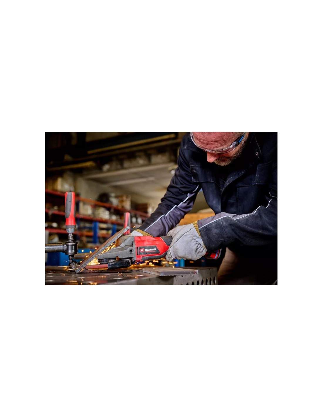 Smerigliatrice Testa Piatta a batteria 18V Einhell TP-AG 18/125 F angolare 125 mm Smerigliatrice Testa Piatta a batteria 18V Einhell TP-AG 18/125 F angolare 125 mm