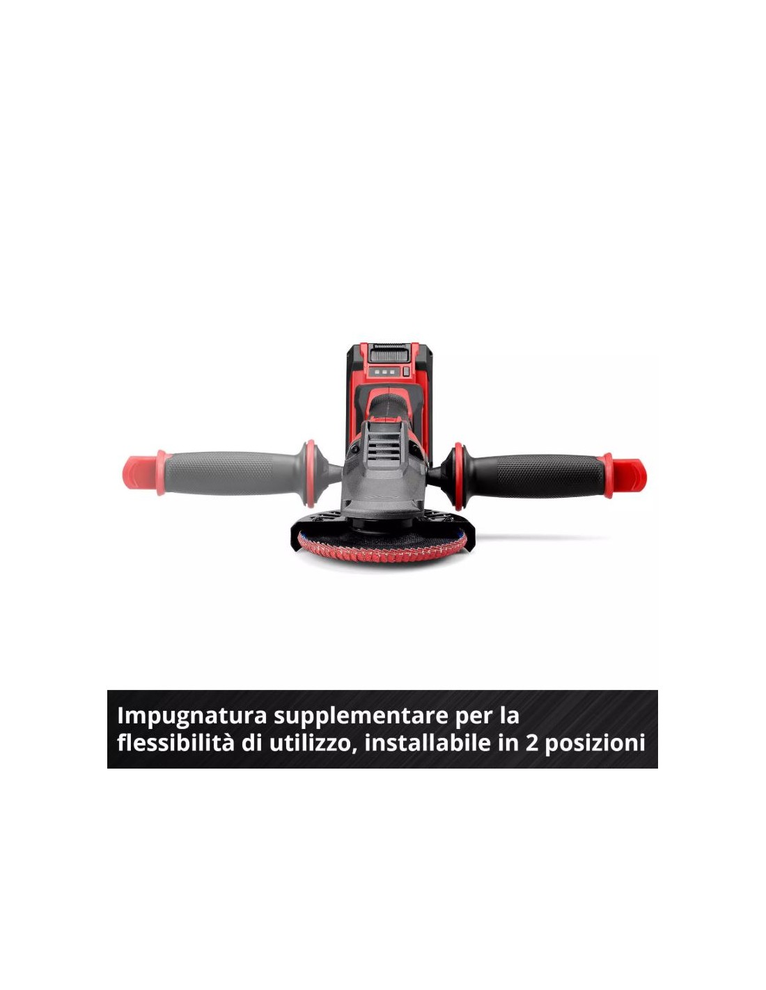 Smerigliatrice Testa Piatta a batteria 18V Einhell TP-AG 18/125 F angolare 125 mm Smerigliatrice Testa Piatta a batteria 18V Einhell TP-AG 18/125 F angolare 125 mm
