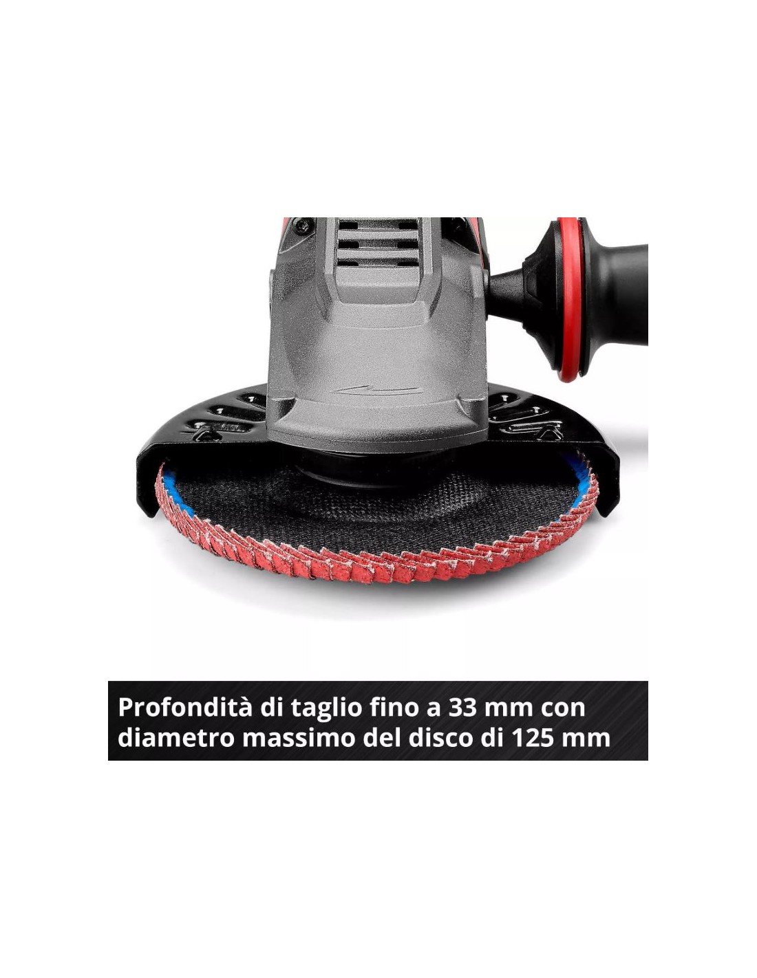 Smerigliatrice Testa Piatta a batteria 18V Einhell TP-AG 18/125 F angolare 125 mm Smerigliatrice Testa Piatta a batteria 18V Einhell TP-AG 18/125 F angolare 125 mm