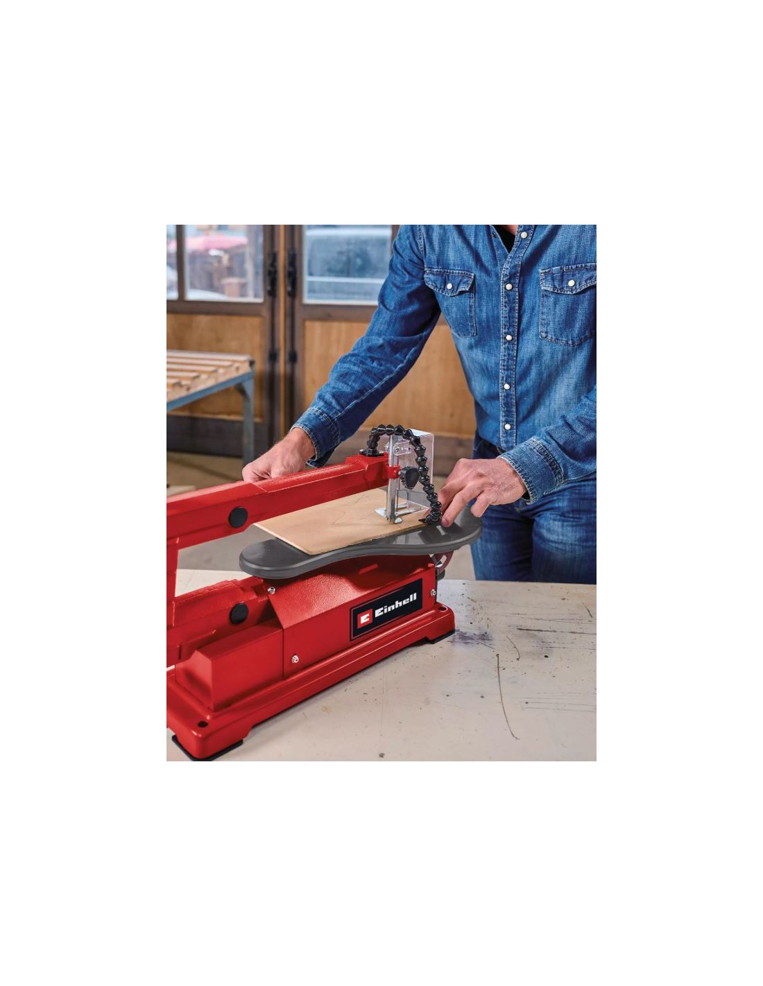 Traforo oscillante Einhell TC SS 406E velocità regolabile 120W tagli di precisione per finiture e modellismo Traforo oscillante Einhell TC SS 406E velocità regolabile 120W tagli di precisione per finiture e modellismo
