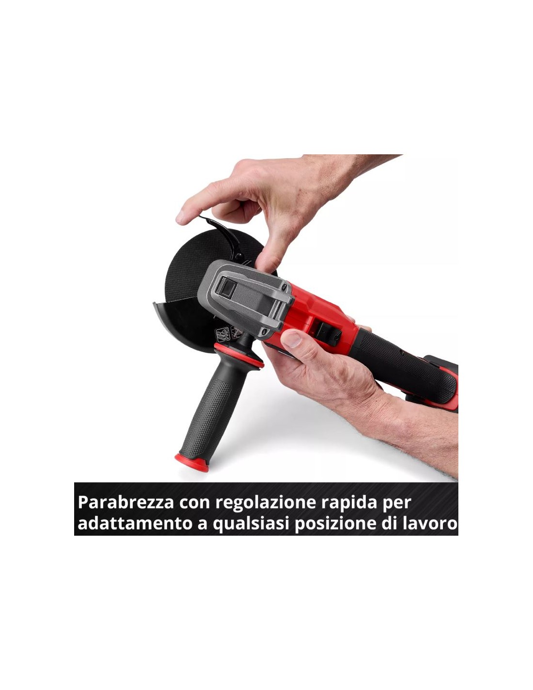 Smerigliatrice angolare a batteria 18V brushless disco 115mm taglio 28mm Einhell Smerigliatrice angolare a batteria 18V brushless disco 115mm taglio 28mm Einhell