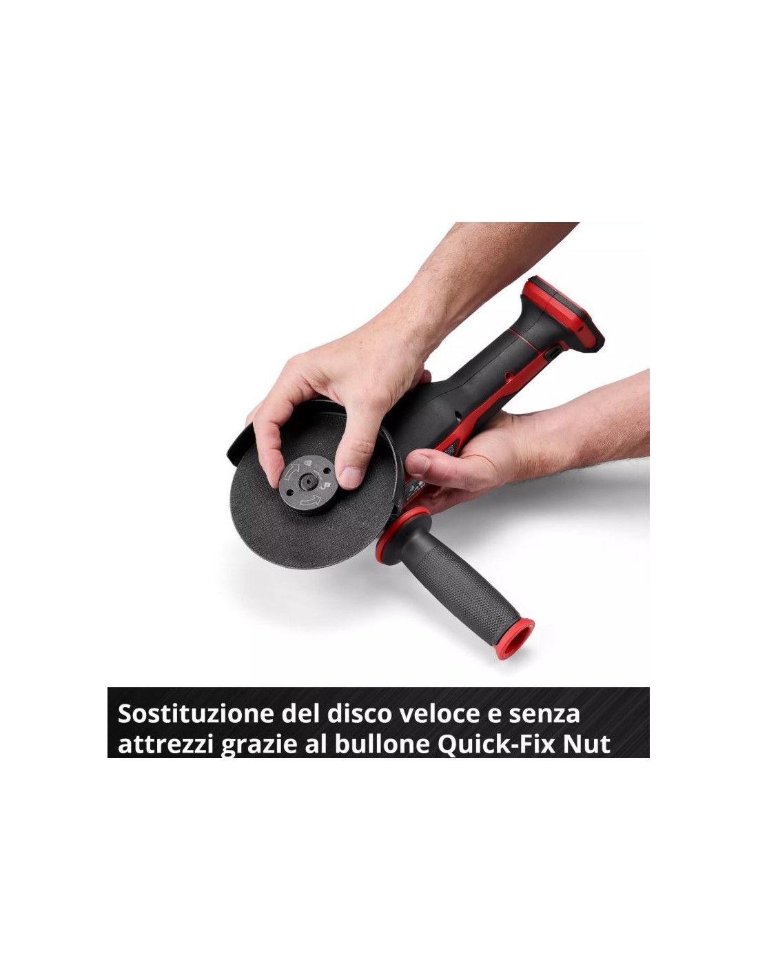 Smerigliatrice angolare a batteria 18V brushless disco 115mm taglio 28mm Einhell Smerigliatrice angolare a batteria 18V brushless disco 115mm taglio 28mm Einhell