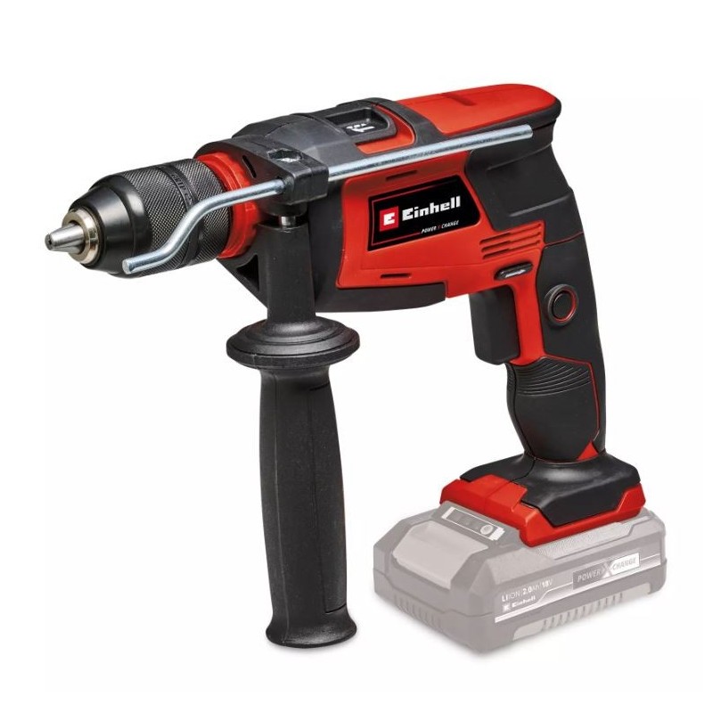 Trapano a Percussione a Batteria Einhell TE-ID 18 Li-Solo 18V Power X-Change Mandrino 13 mm