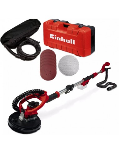Levigatrice a batteria 18V Einhell TE-DW 18/225 per carteggiatura intonaci pareti Cartongesso Levigatrice a batteria 18V Einhell TE-DW 18/225 per carteggiatura intonaci pareti Cartongesso