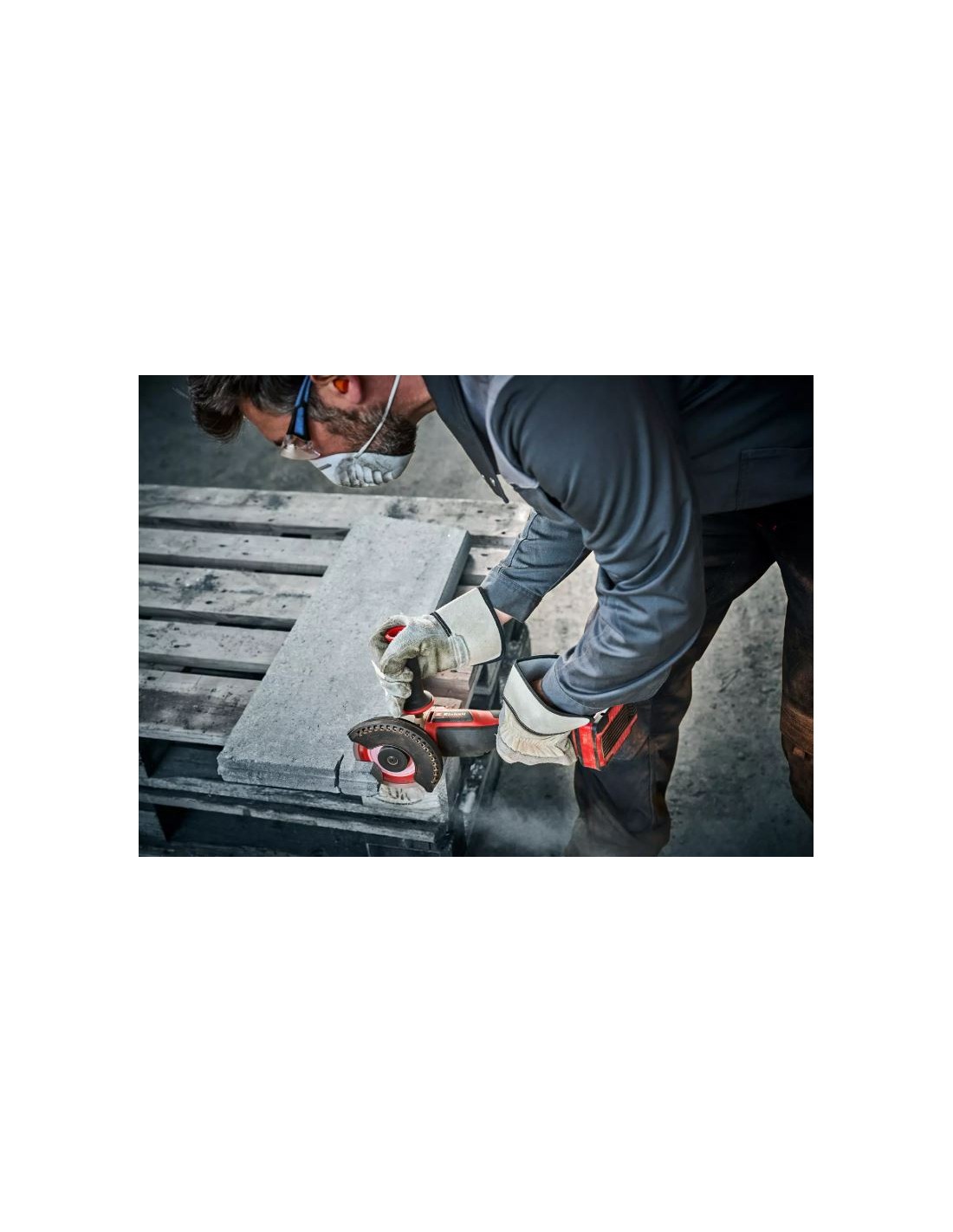 Smerigliatrice angolare a batteria 18V Brushless Mola con disco 125 mm Einhell Smerigliatrice angolare a batteria 18V Brushless Mola con disco 125 mm Einhell