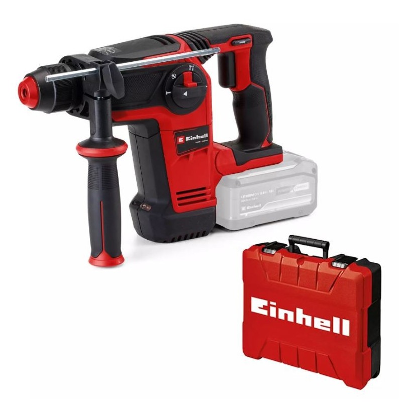 Tassellatore scalpellatore a batteria SDS Plus Einhell TP-HD 18/26 Li BL Professional 18V Brushless 4 funzioni Forza colpo 2,6 J