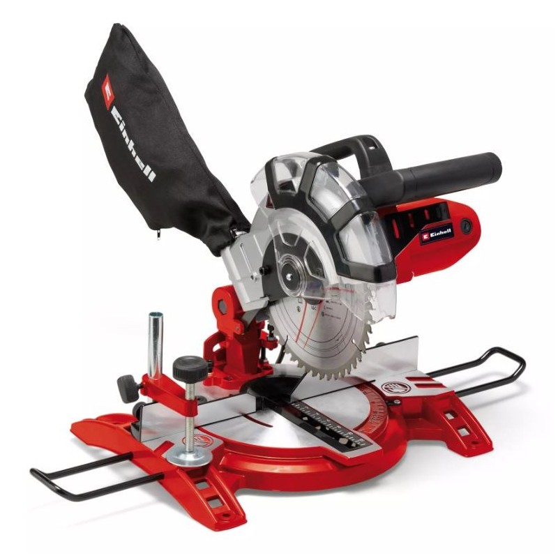 Troncatrice per Legno Einhell TH-MS 2112 1600W Lama 210 mm 48 Denti Taglio Inclinato 45°