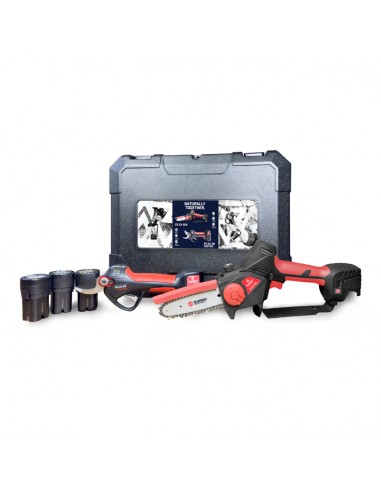 Potatore e Cesoia Forbice Blue Bird 16.8 V Kit PS23-28C FASTER + CS23-05A tagli 28 mm Display digitale