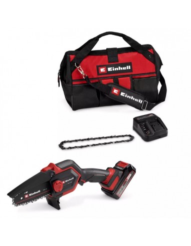 Potatore a batteria 18V con borsa Einhell GE-PS 18/15 Li taglia rami e arbusti  motore Brushless