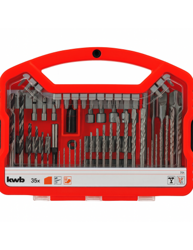 Set di punte per trapano e bits Einhell KWB edilizia legno e metallo da 101 pz