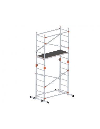 Trabattello multiuso in alluminio 4 mt FAST&LOCK 200 Gierre certificazione EN131-4