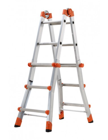 Scala Telescopica multifunzione Gierre SUPER in alluminio 4+5 pioli AL030