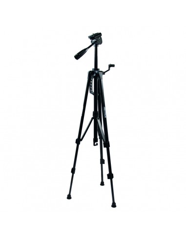 Treppiede nero con adattatore per livella laser universale o Metrica 56-145 mm