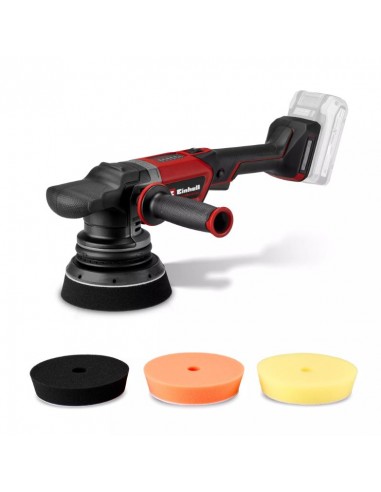 Lucidatrice accentrica a batteria Brushless Einhell CP-EP 18/125 mm con dischi lucidatura inclusi