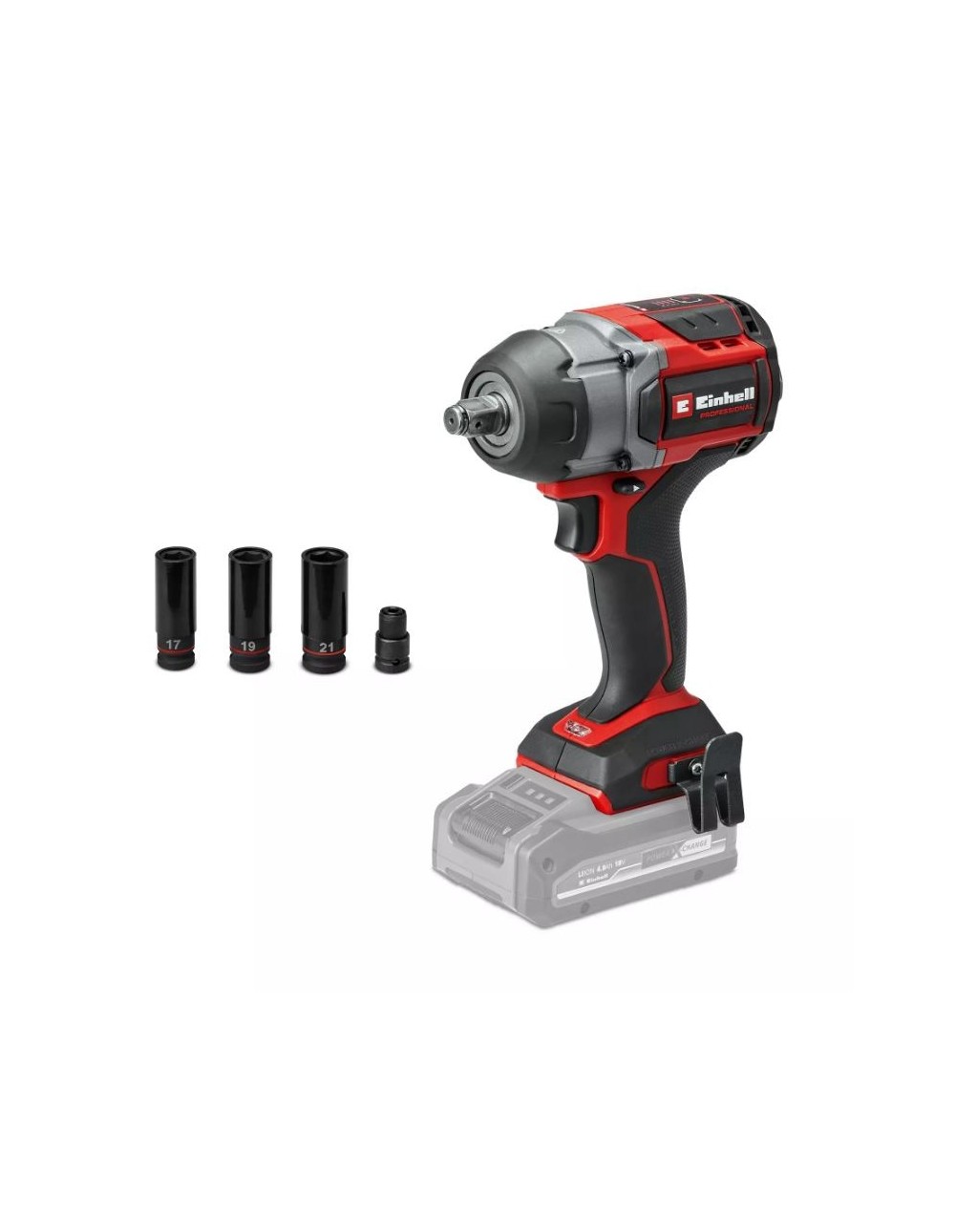 Avvitatore a impulsi 1/2" compatto a batteria 18V Einhell TP-CW 18/750-C coppia 750 Nm