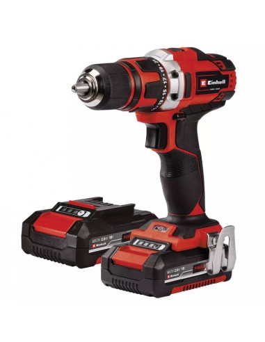 Trapano avvitatore a batteria 18V Einhell TE-CD 18/40 -1 coppia 40 Nm mandrino 13 mm Brushless