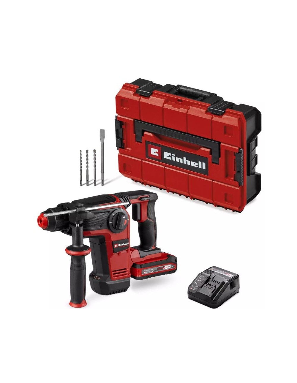 Tassellatore a batteria 18V Brushless forza 3J Einhell TP-HD 18/28 con batteria da 3 AH