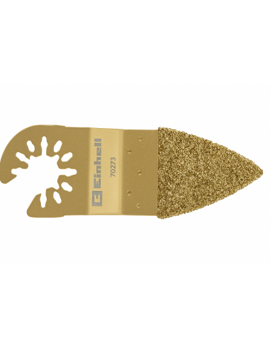 Raspa triangolare a punta in metallo duro piastrelle e ceramica per multiutensile Einhell KWB