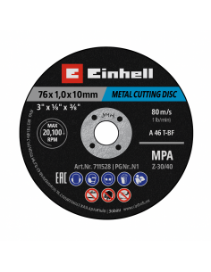 Disco da taglio per metallo...